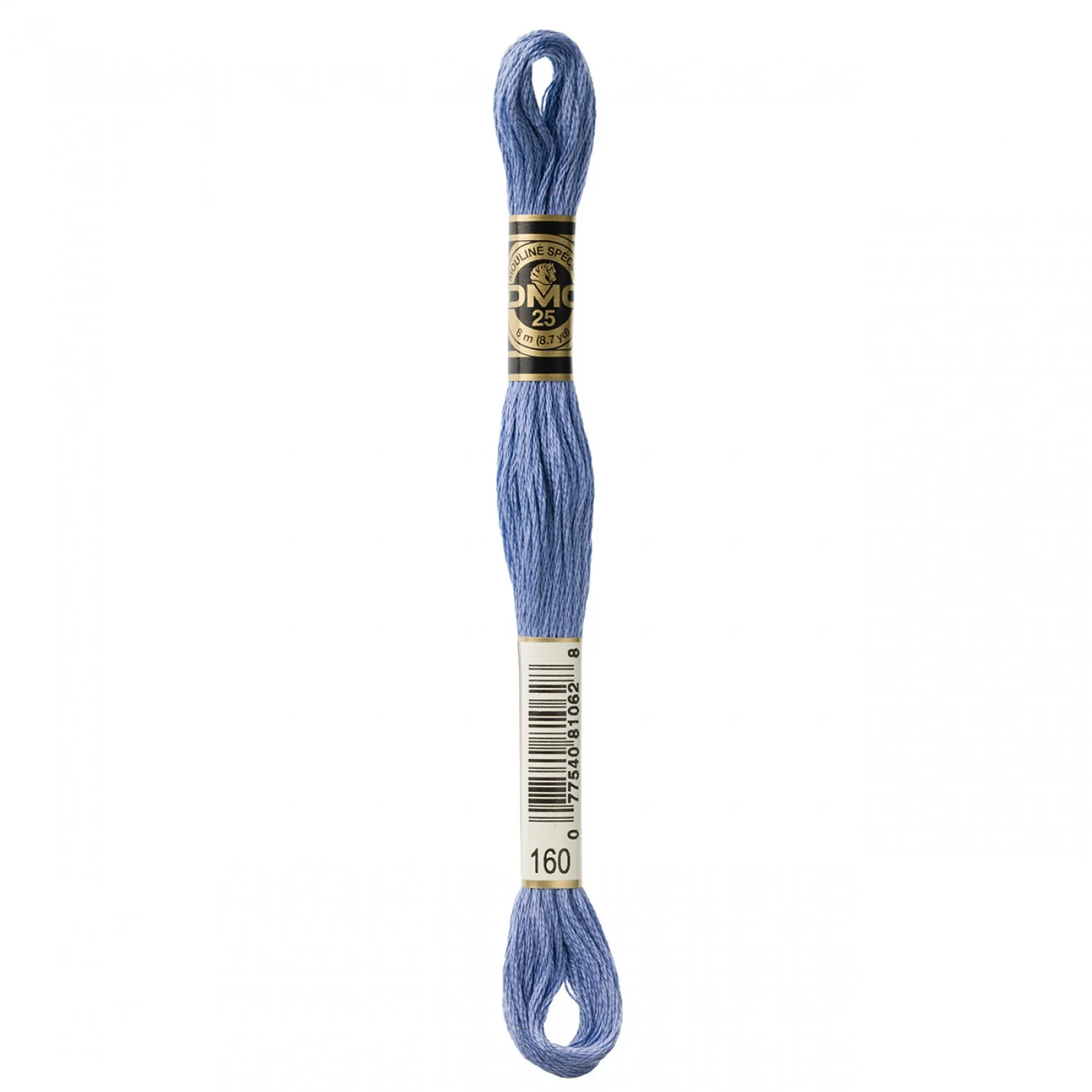 DMC Embroidery Floss 8M (160 Medium Gray Blue)