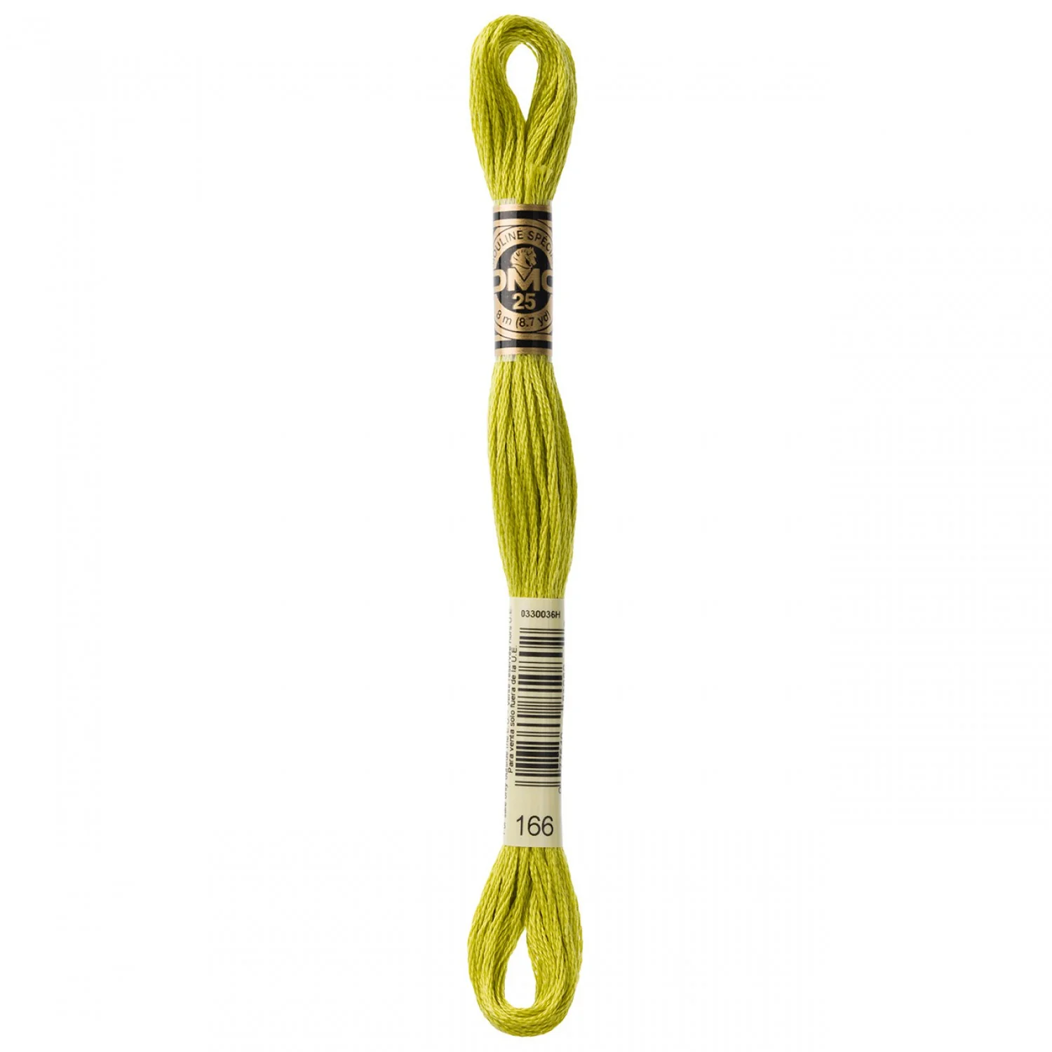 DMC Embroidery Floss 8M (166 Medium Light Moss)