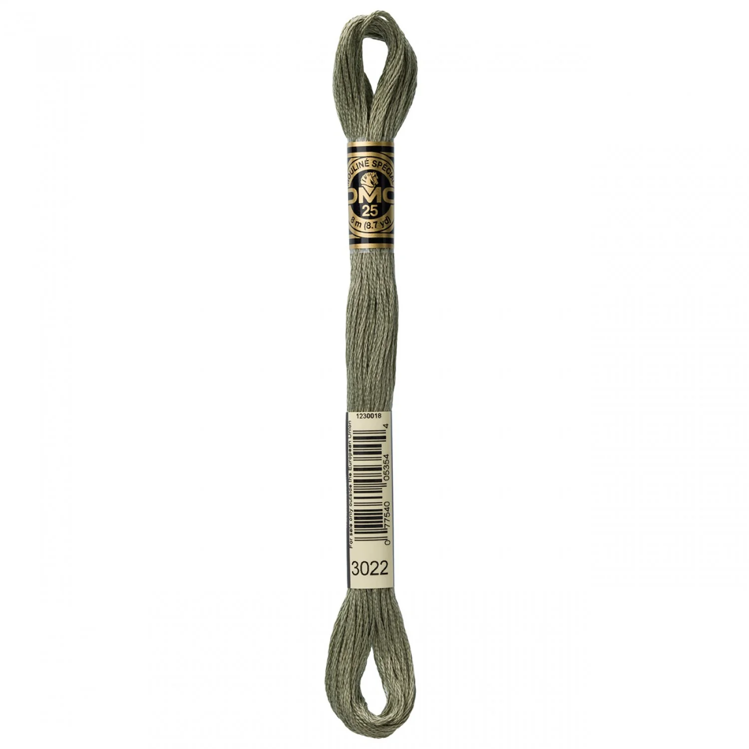 DMC Embroidery Floss 8M (3022 Medium Brown Gray)