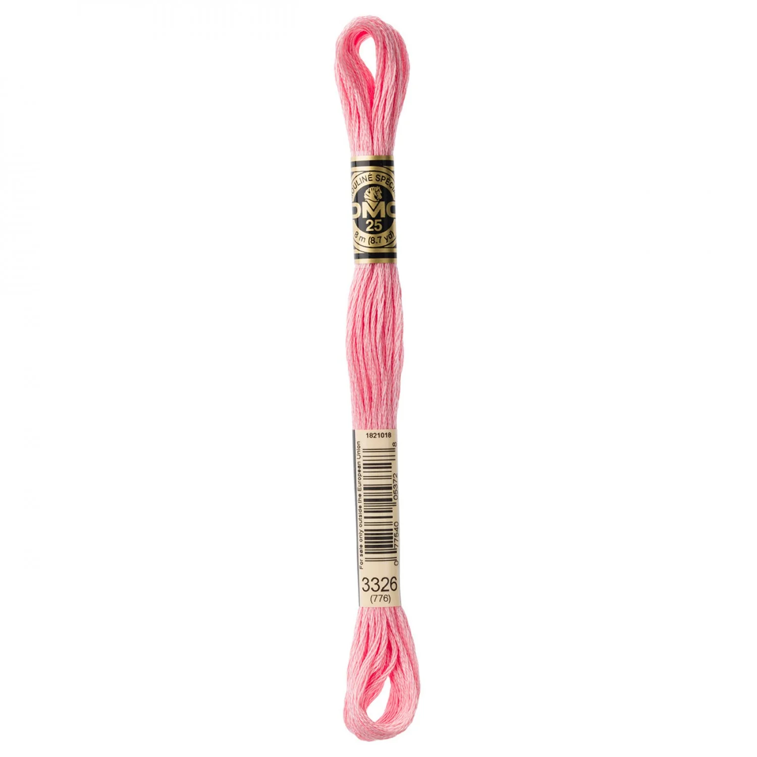 DMC Embroidery Floss 8M (3326 Light Rose)