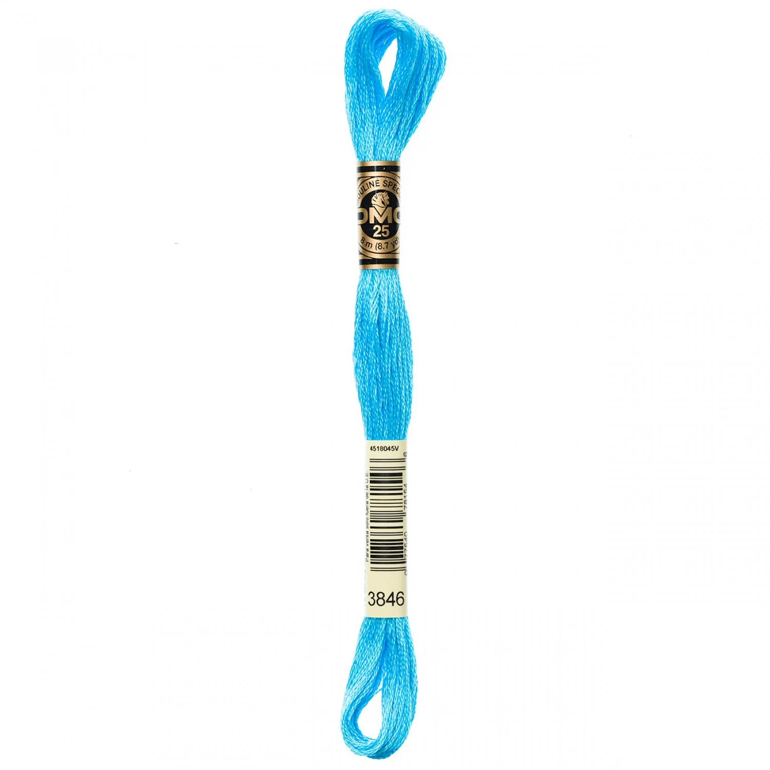 DMC Embroidery Floss 8M (3846 Light Bright Turquoise)