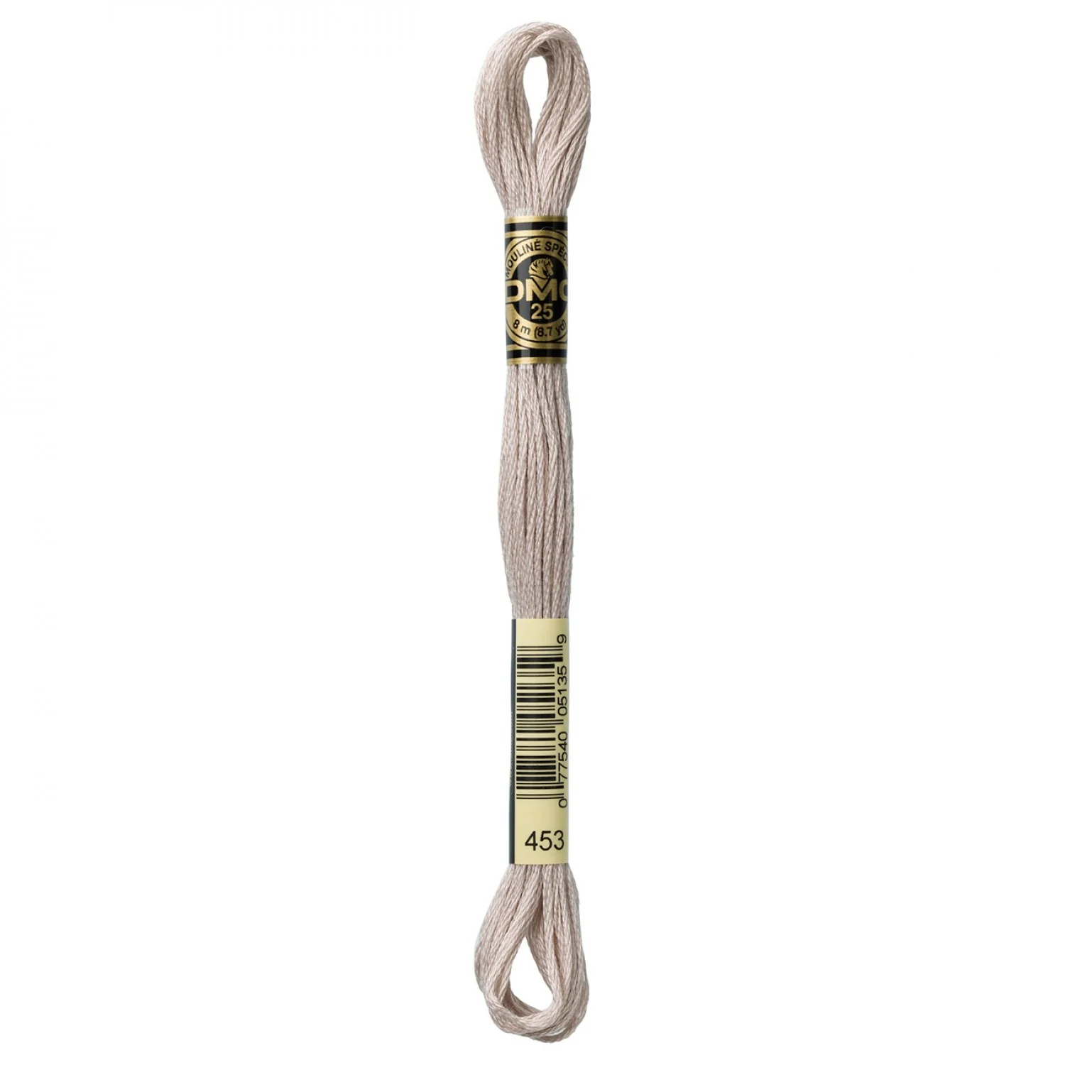 DMC Embroidery Floss 8M (453 Light Shell Gray)