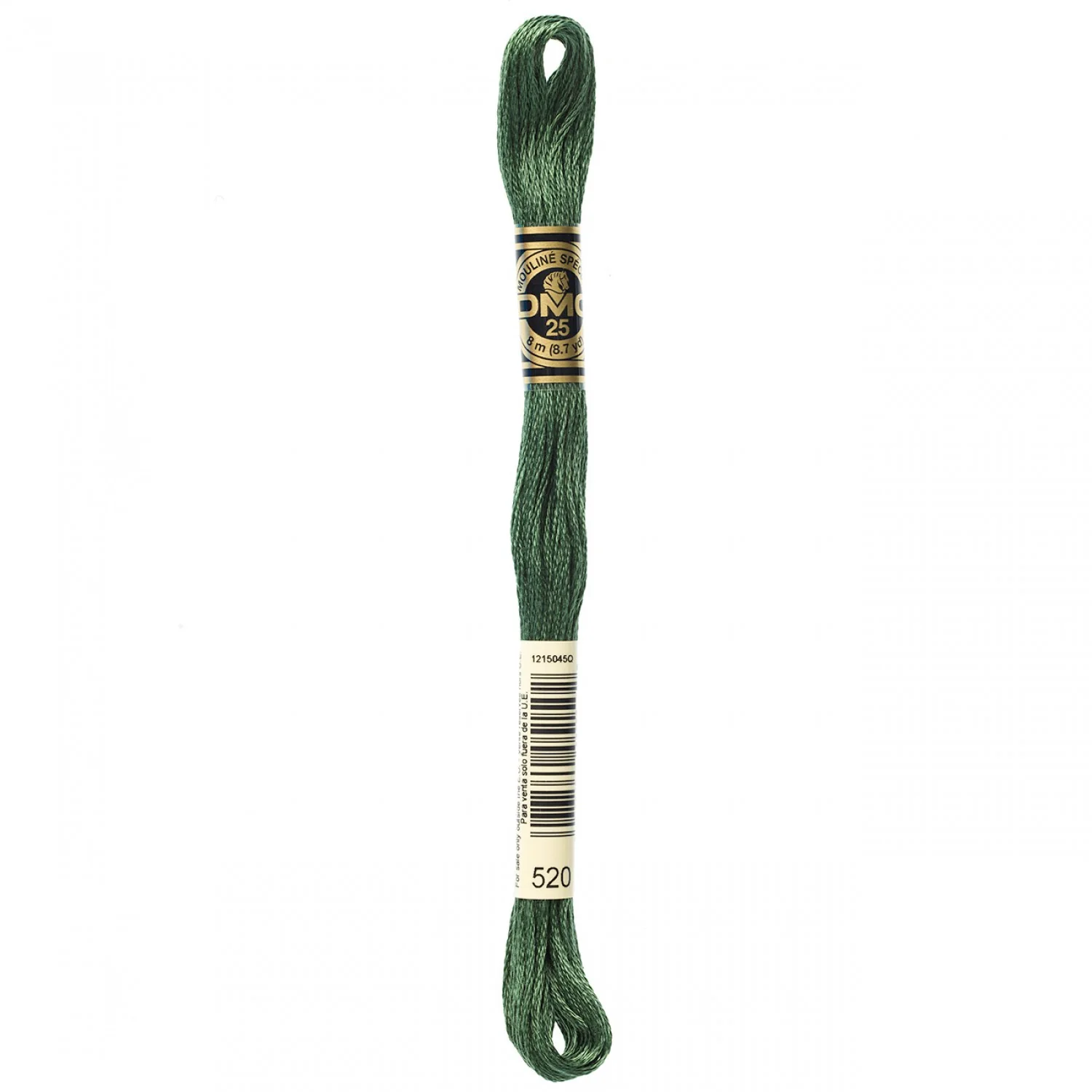 DMC Embroidery Floss 8M (520 Dark Fern Green)