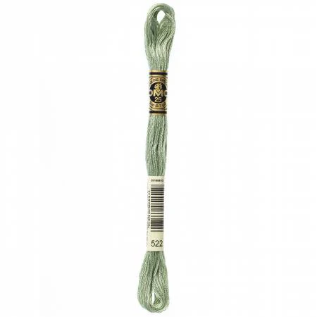 DMC Embroidery Floss 8M (522 Fern Green)
