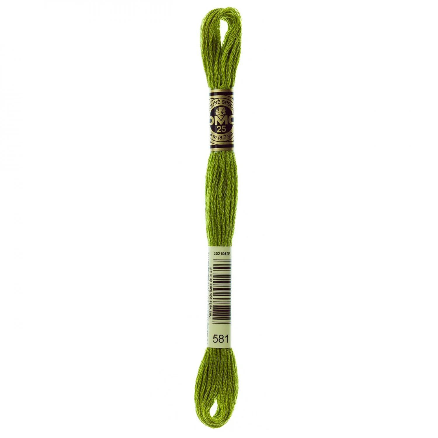 DMC Embroidery Floss 8M (581 Moss Green)