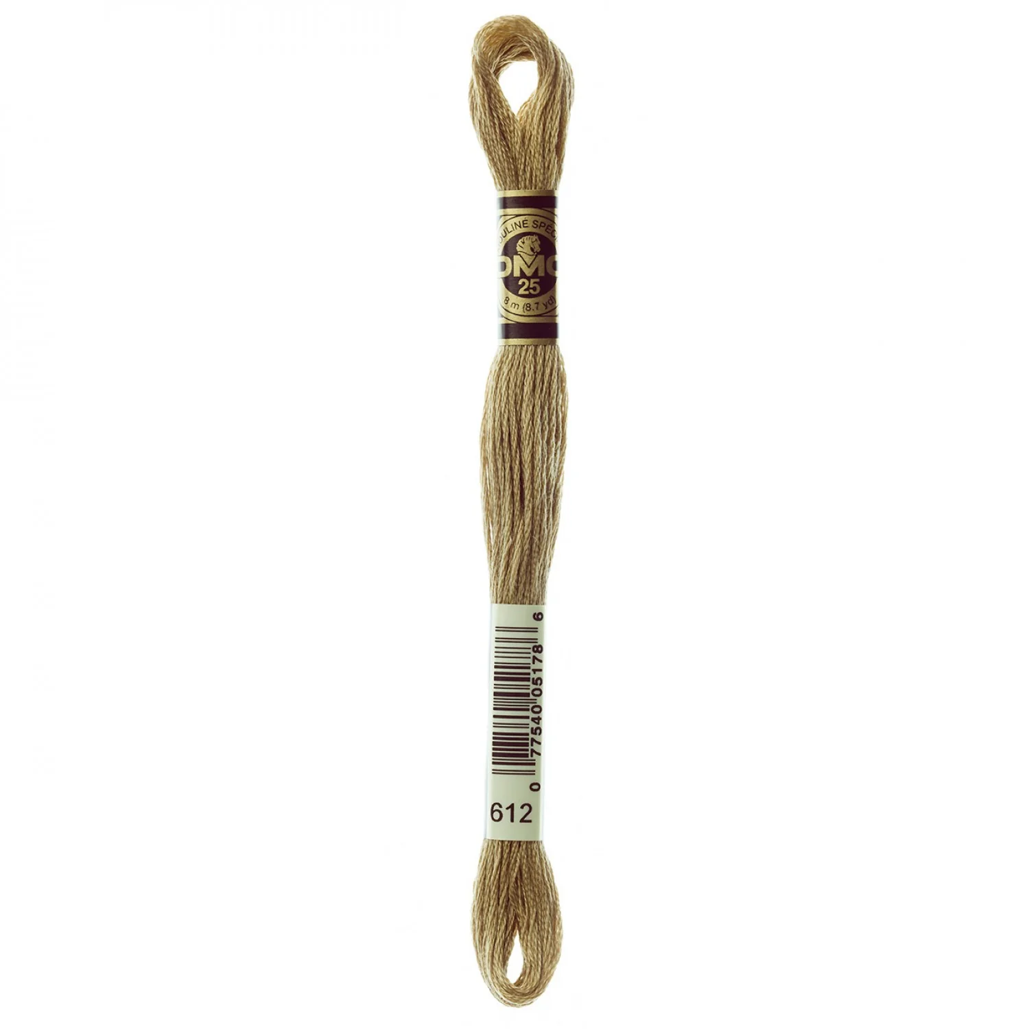 DMC Embroidery Floss 8M (612 Light Drab Brown)