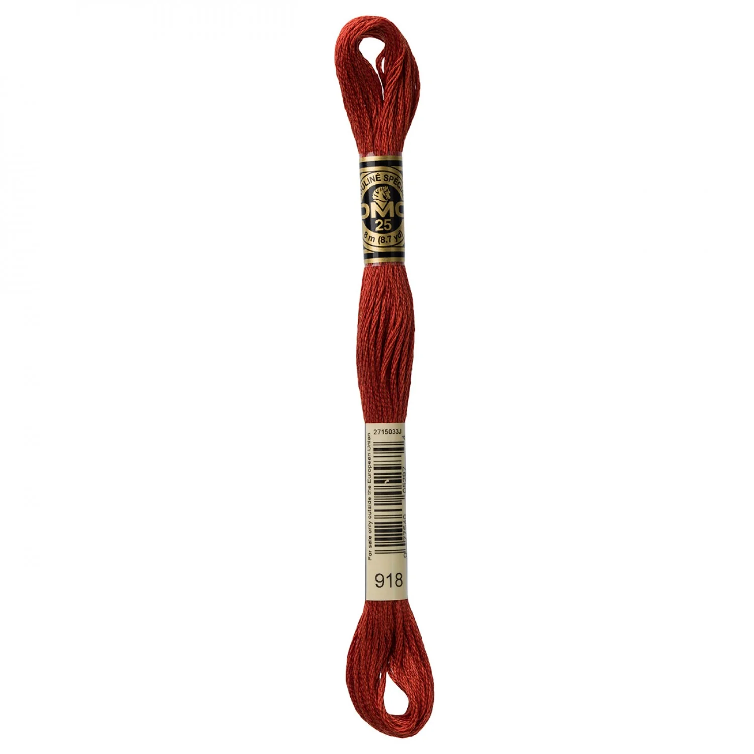DMC Embroidery Floss 8M (918 Dark Red Copper)