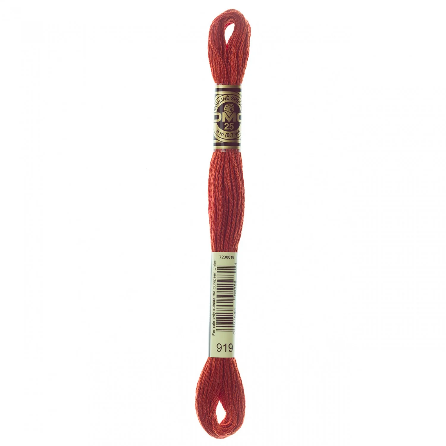 DMC Embroidery Floss 8M (919 Red Copper)