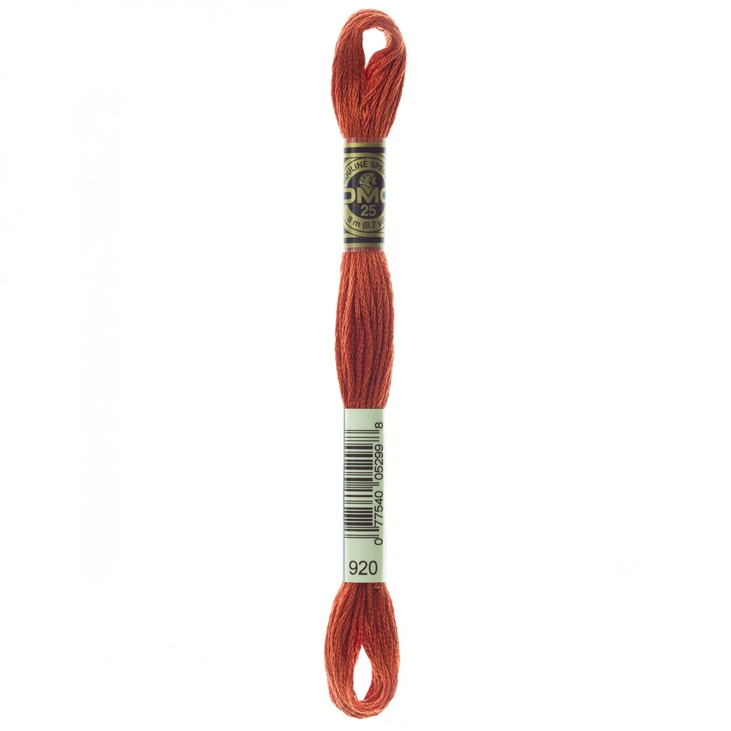 DMC Embroidery Floss 8M (920 Medium Copper)
