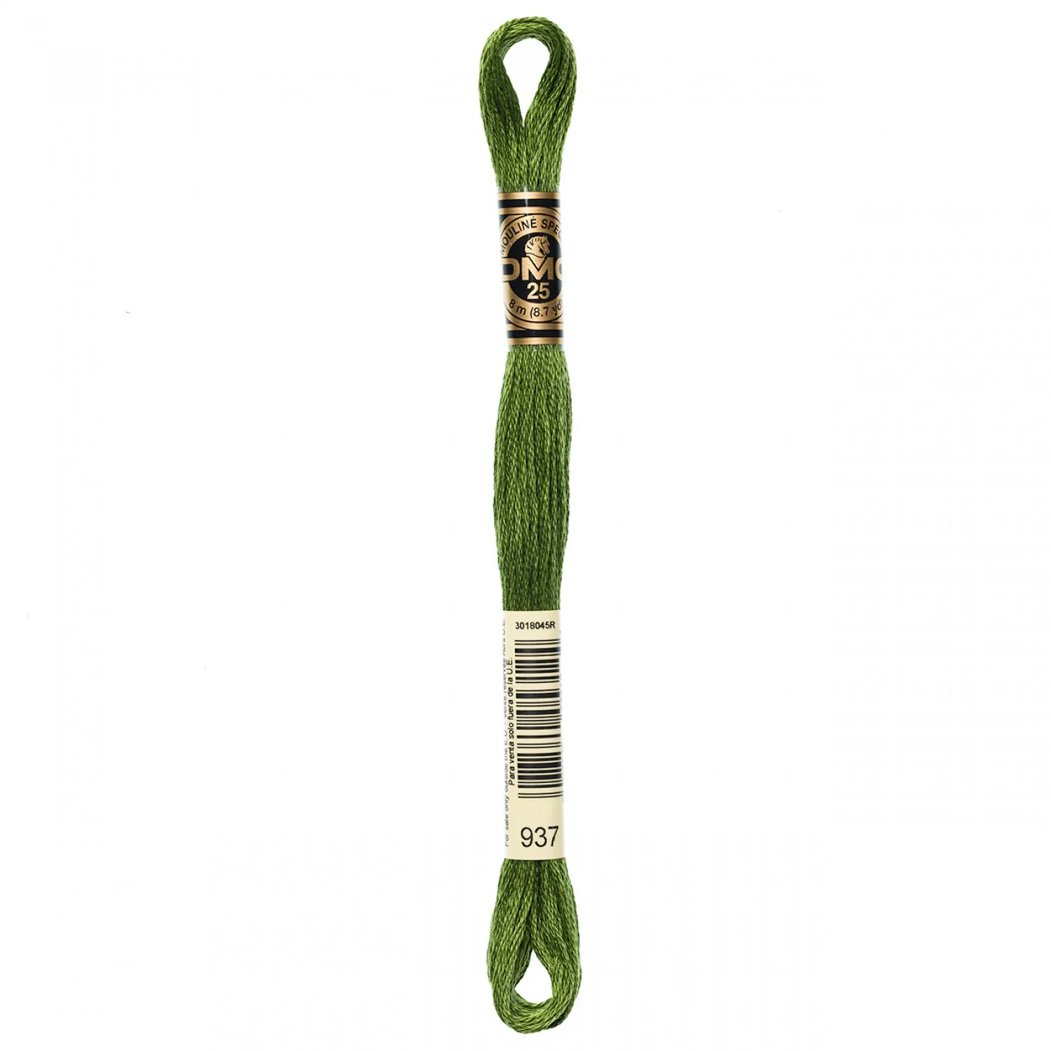 DMC Embroidery Floss 8M (937 Medium Avocado Green)