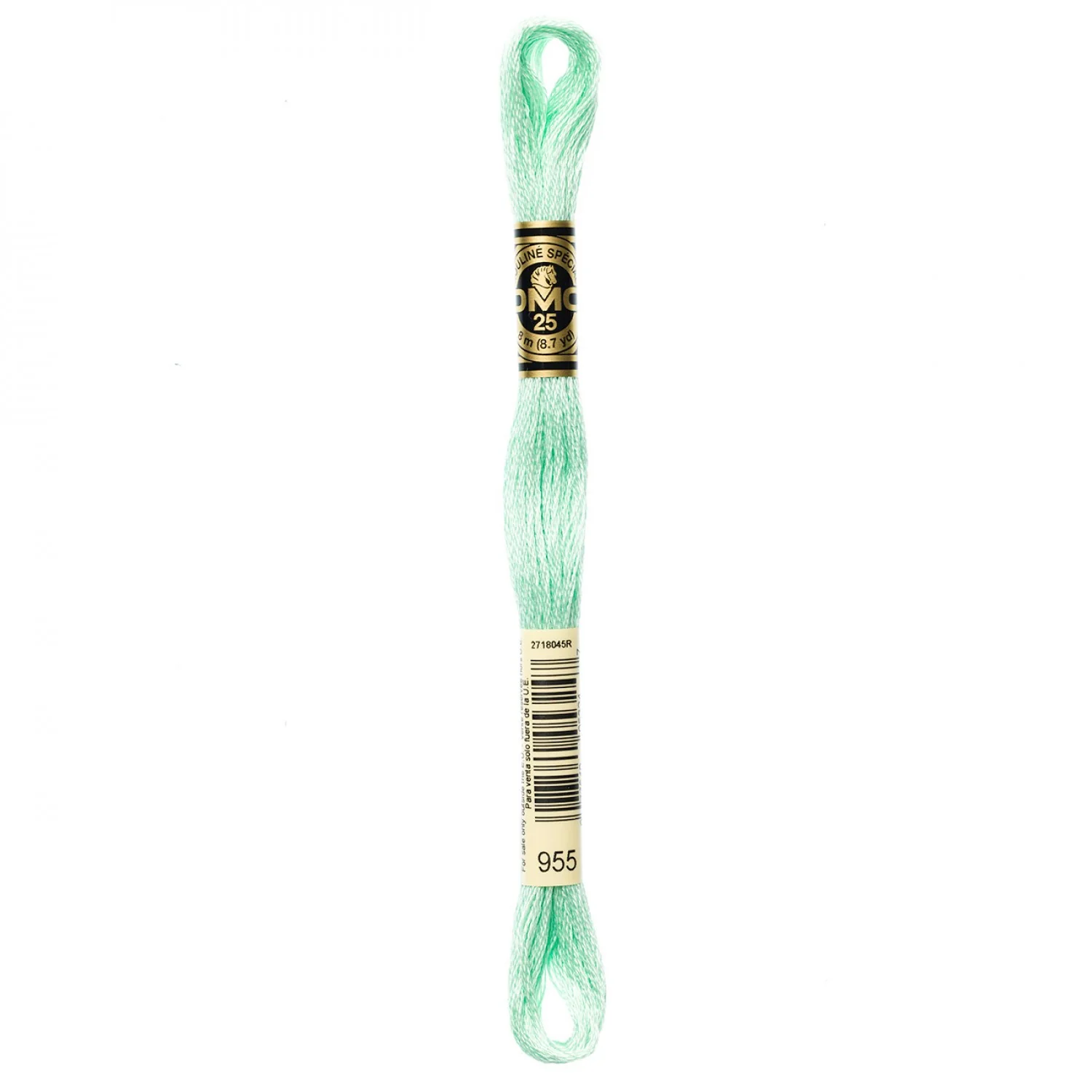 DMC Embroidery Floss 8M (955 Light Nile Green)