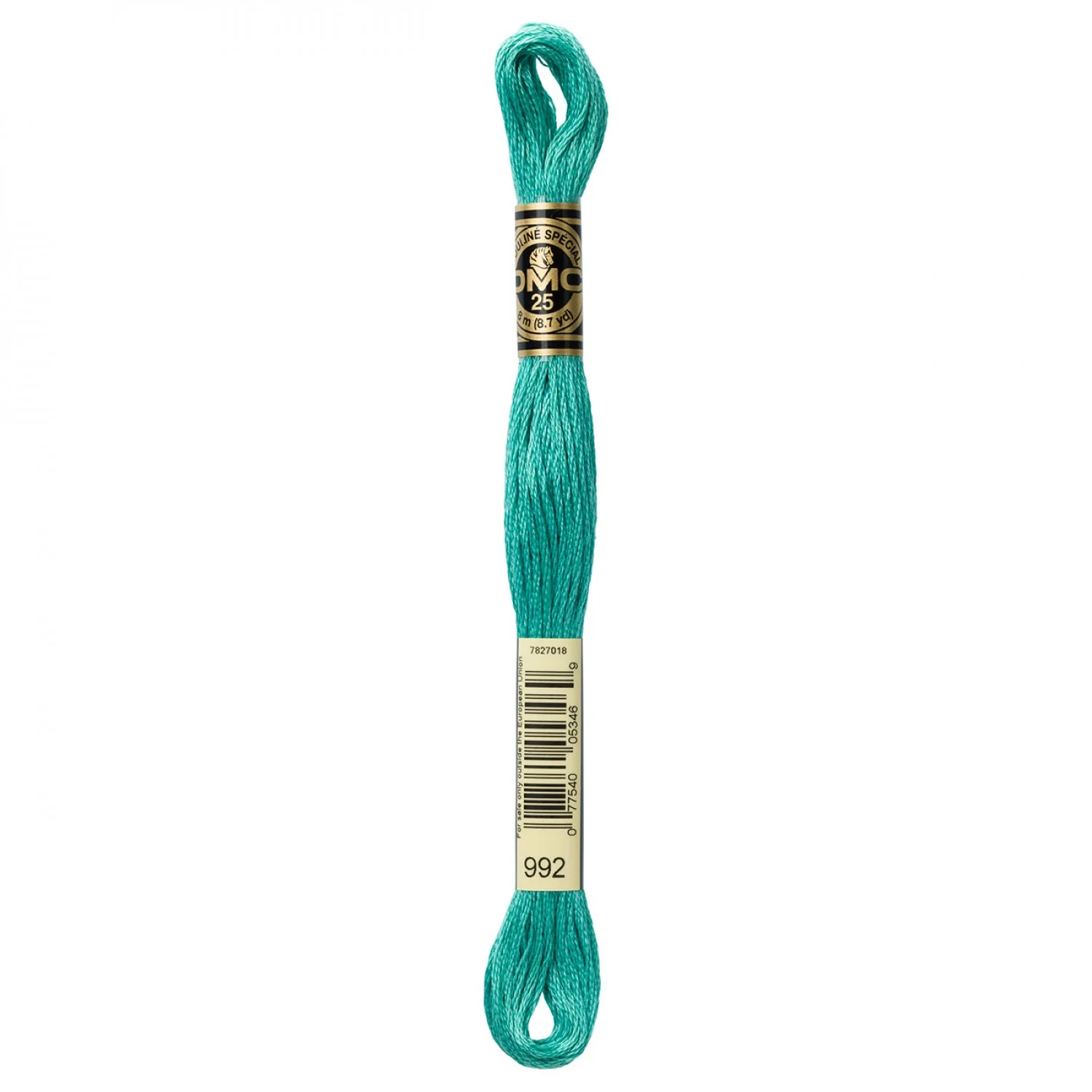 DMC Embroidery Floss 8M (992 Light Aquamarine)