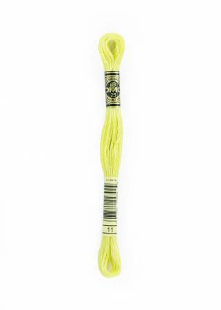 DMC Embroidery Floss 8M (11 Light Tender Green)
