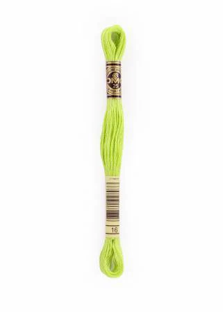 DMC Embroidery Floss 8M (16 Light Chartreuse)