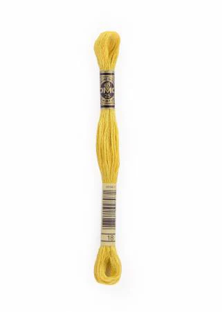DMC Embroidery Floss 8M (18 Yellow Plum)