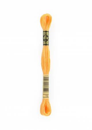 DMC Embroidery Floss 8M (19 Medium Light Autumn Gold)