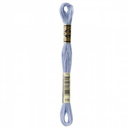 DMC Embroidery Floss 8M (159 Light Gray Blue)