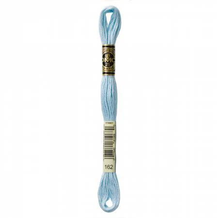 DMC Embroidery Floss 8M (162 Ultra Very Light Blue)