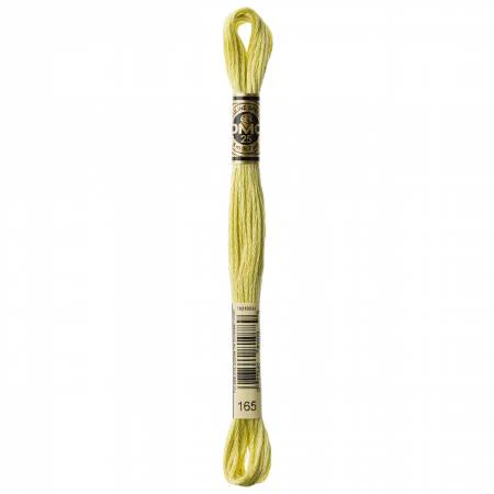DMC Embroidery Floss 8M (165 Very Light Moss Green)