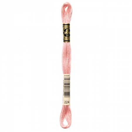 DMC Embroidery Floss 8M (224 Light Shell Pink)