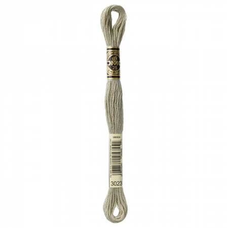 DMC Embroidery Floss 8M (3023 Light Brown Gray)