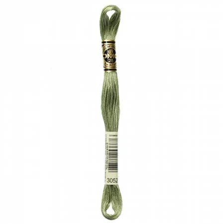 DMC Embroidery Floss 8M (3052 Medium Green Gray)
