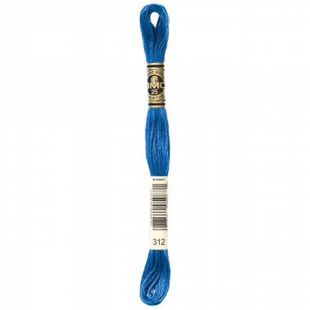 DMC Embroidery Floss 8M (312 Very Dark Navy Blue)