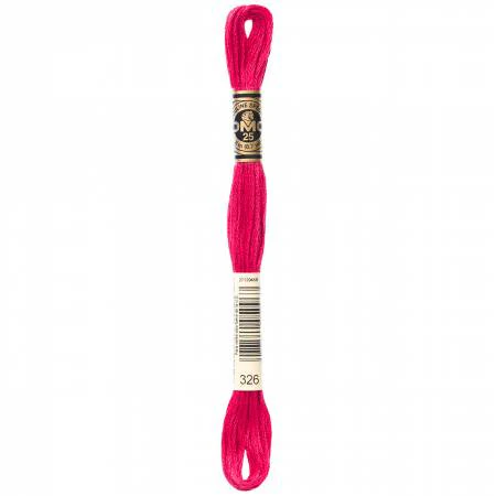 DMC Embroidery Floss 8M (326 Very Dark Rose)