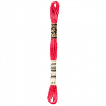 DMC Embroidery Floss 8M (350 Medium Coral)