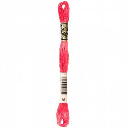 DMC Embroidery Floss 8M (351 Coral)