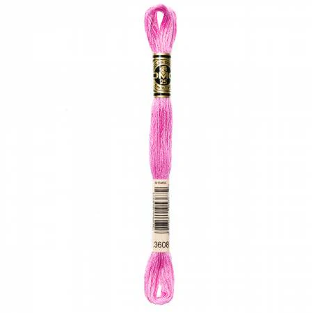 DMC Embroidery Floss 8M (3608 Very Light Plum)