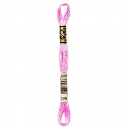 DMC Embroidery Floss 8M (3609 Ultra Light Plum)