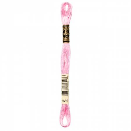 DMC Embroidery Floss 8M (3689 Light Mauve)