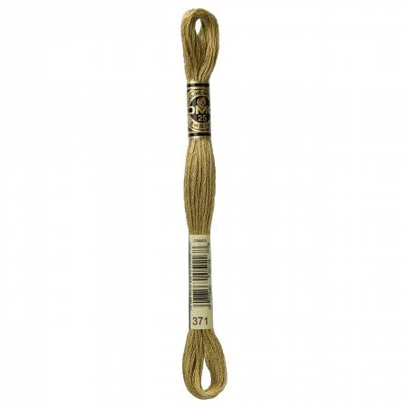 DMC Embroidery Floss 8M (371 Mustard)