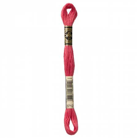 DMC Embroidery Floss 8M (3712 Medium Salmon)