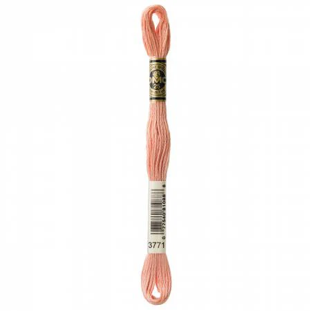 DMC Embroidery Floss 8M (3771 Ultra Very Light Terra Cotta)