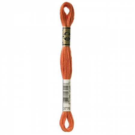 DMC Embroidery Floss 8M (3776 Light Mahogany)