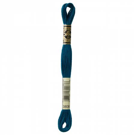 DMC Embroidery Floss 8M (3808 Ultra Very Dark Turquoise)