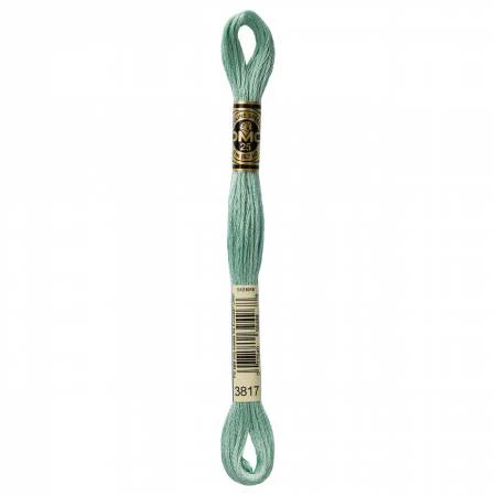 DMC Embroidery Floss 8M (3817 Light Celadon Green)