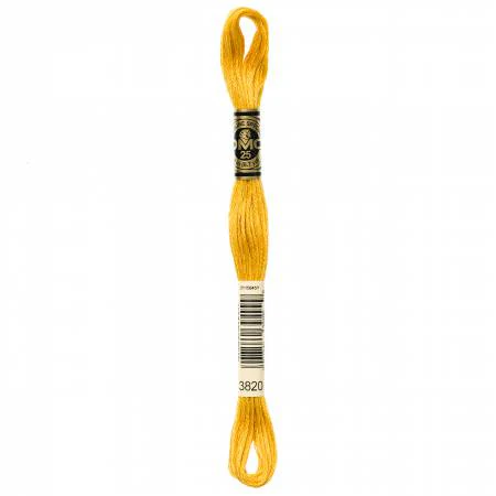 DMC Embroidery Floss 8M (3820 Dark Straw)