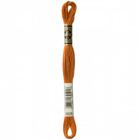 DMC Embroidery Floss 8M (3826 Golden Brown)