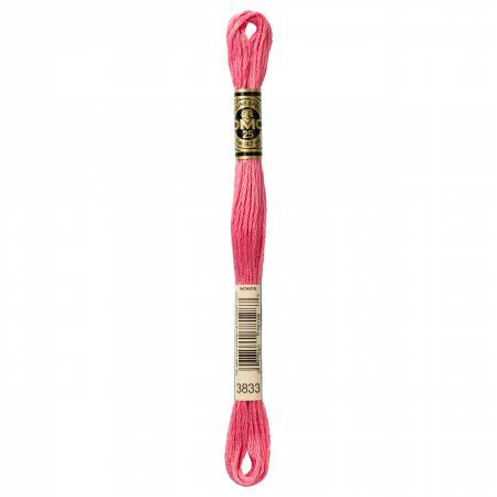 DMC Embroidery Floss 8M (3833 Light Raspberry)
