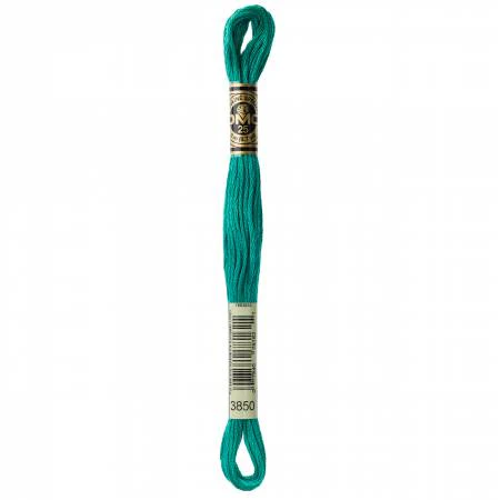 DMC Embroidery Floss 8M (3850 Dark Bright Green)