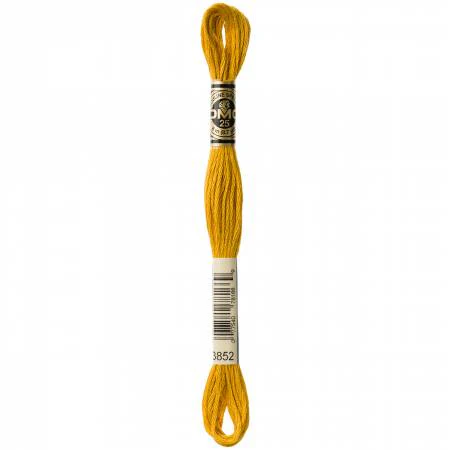 DMC Embroidery Floss 8M (3852 Very Dark Straw)