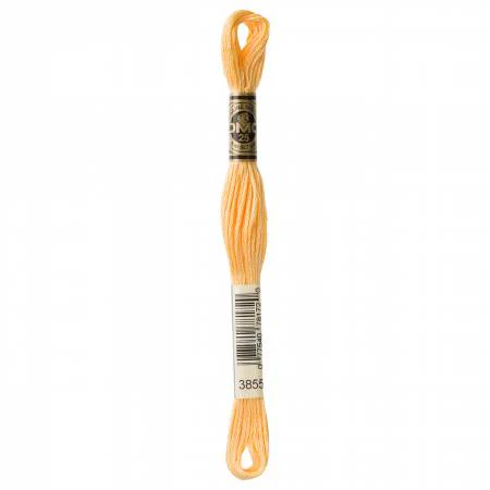 DMC Embroidery Floss 8M (3855 Light Autumn Gold)