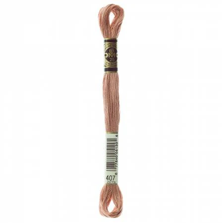 DMC Embroidery Floss 8M (407 Dark Desert Sand)