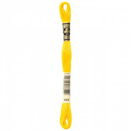 DMC Embroidery Floss 8M (444 Dark Lemon)