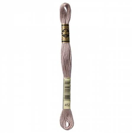 DMC Embroidery Floss 8M (452 Medium Shell Gray)