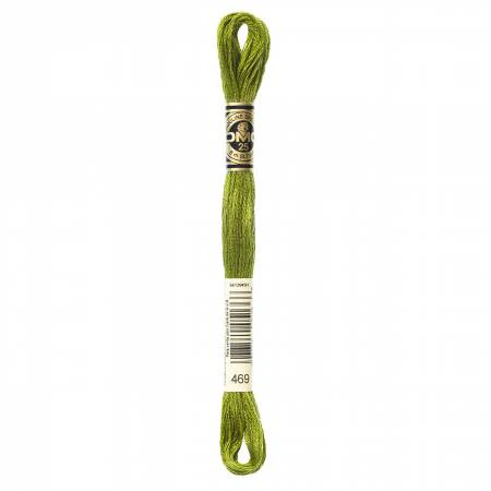 DMC Embroidery Floss 8M (469 Avocado Green)