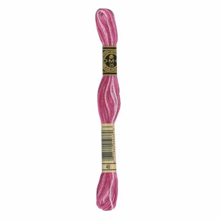DMC Embroidery Floss 8M (48 Variegated Bright Pink)